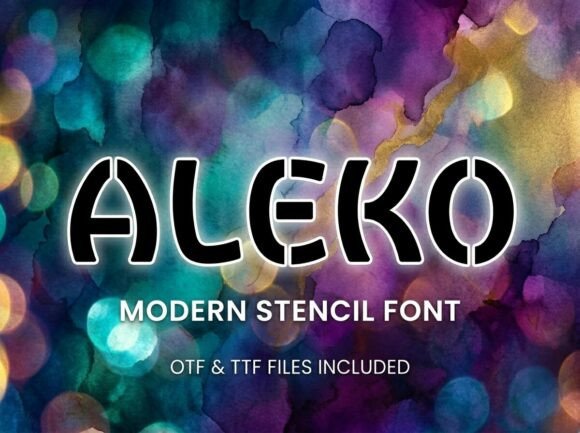 Aleko: Elevating Visual Identity with a Bold Decorative Display Font
