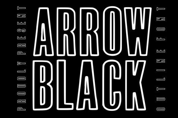 Arrow Black: Elevating Modern Design with Bold Retro Typography
