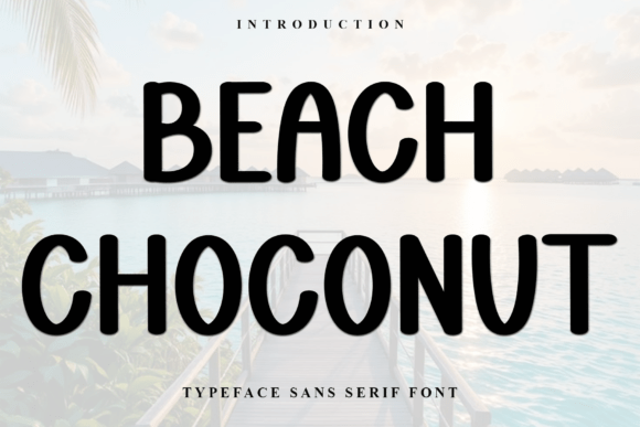Beach Choconut: Strategic Application of Soft Typography in Brand Identity
