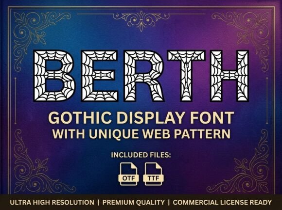 Berth: Evaluating a Textured Display Typeface for Dark Aesthetics