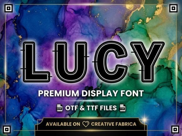 Break the Digital Mold with Lucy: A Cyber-Industrial Typeface for Modern Branding