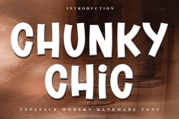 Chunky Chic: Festive Typography for Holiday Design
