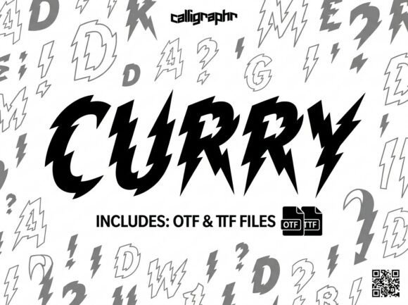 Curry: Bold Display Font for Impactful Design