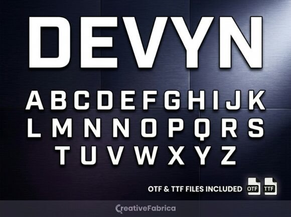 Devyn: Bold Decorative Display Font