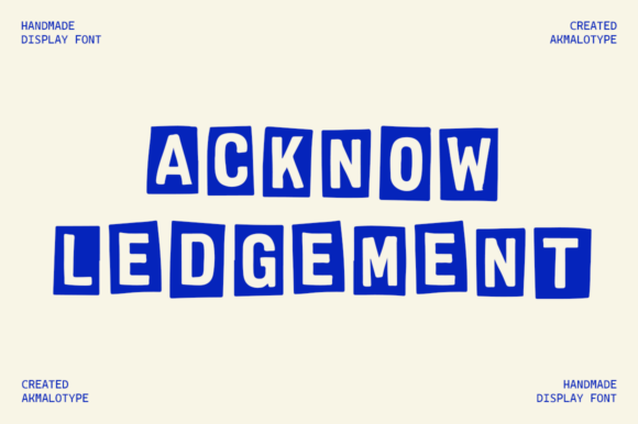 Elevating Visual Identity: How Acknow Ledgement Redefines Creative Typography