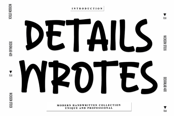 Evaluating Details Wrotes for Authentic Handwritten Branding and Design