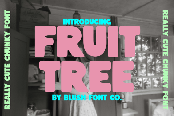 Fruit Tree Font: Bold, Retro Charm for Modern Design