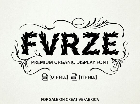 Furze: Bold Decorative Display Font
