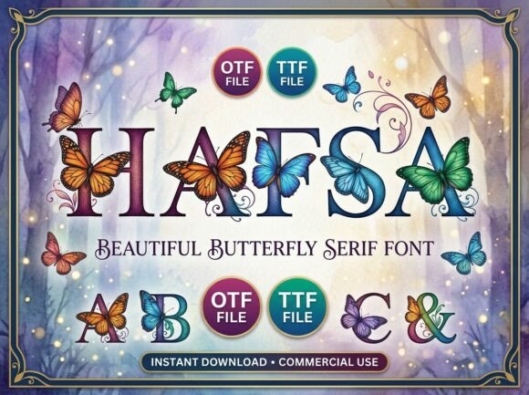 Hafsa: Evaluating a Butterfly Serif Font for Professional Design