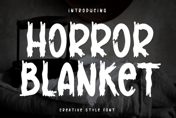 Horror Blanket: A Charming Handmade Font for Whimsical Design