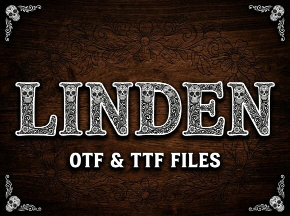 Linden: Bold Decorative Typography