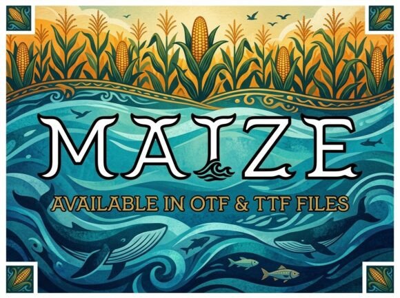 Maize: Navigating the Balance Between Maritime Motif and Typographic Function