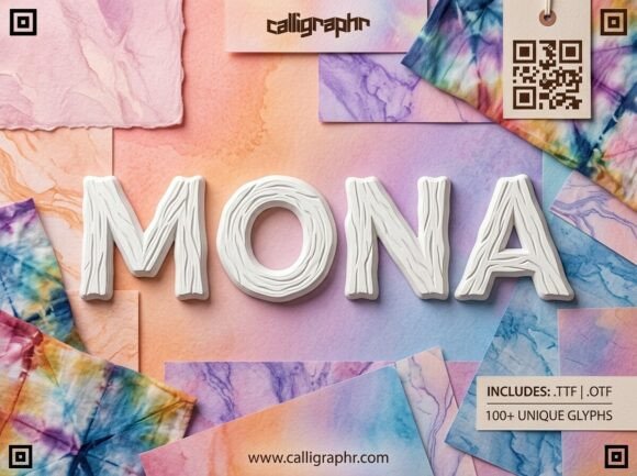 Monal Font: Bold Decorative Display Typography