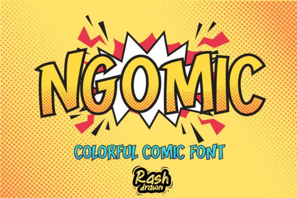Ngomic: Vibrant Comic Font
