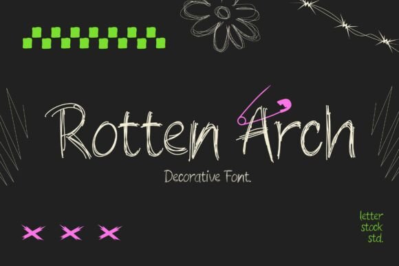 Rotten Arch: Evaluating a Raw Decorative Font for Edgy Design Projects