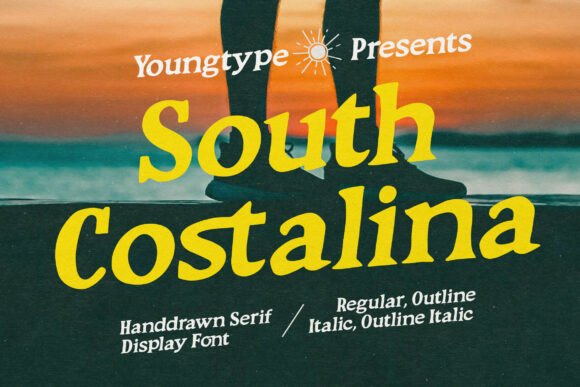 South Costalina: Strategic Typography for Retro Brand Positioning