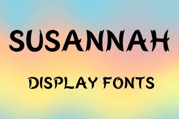 Susannah: Elevating Creative Projects with Bold, Handcrafted Typography
