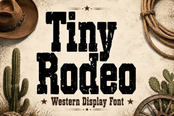 Tiny Rodeo: Mastering Authentic Western Display Typography