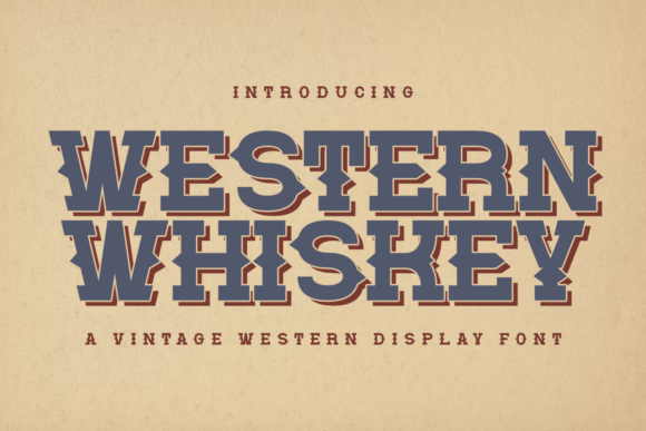 Western Whiskey: Integrating Authentic Vintage Typography into Modern Design Workflows