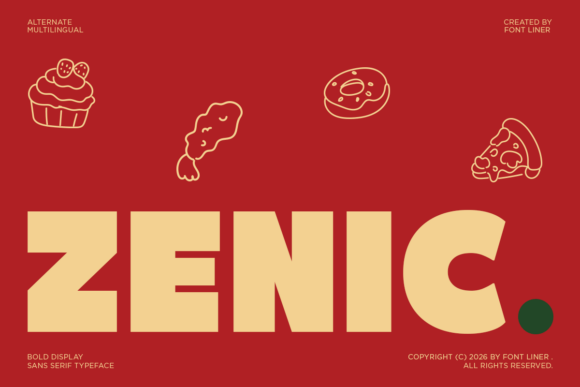 Zenic: Elevating Visual Communication Through Bold Display Typography